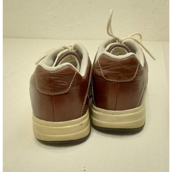 Propet Women's 8.5M Leather Walking Sneaker Brown Comfort Low Top Lace Up - Picture 5 of 7